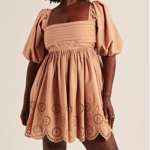 Abercrombie & Fitch Tan Mini Dress